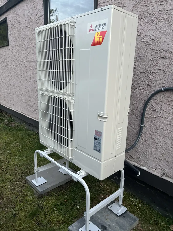 Mitsubishi Electric heat pump installed by Macdonald Mechanical
