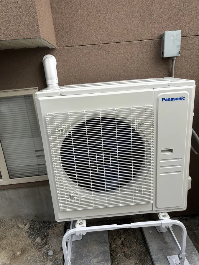 Panasonic heat pump installed by Macdonald Mechanical
