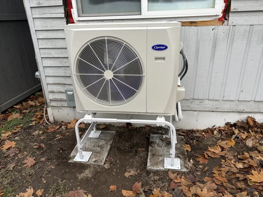 Heat pump installed by Macdonald Mechanical