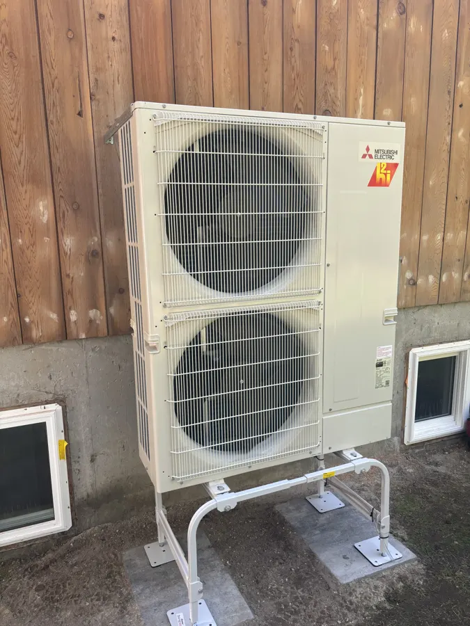 Heat pump installed by Macdonald Mechanical