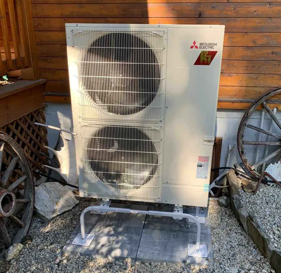 Heat pump installed by Macdonald Mechanical