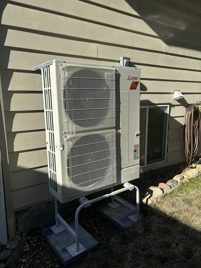 Heat pump installed by Macdonald Mechanical